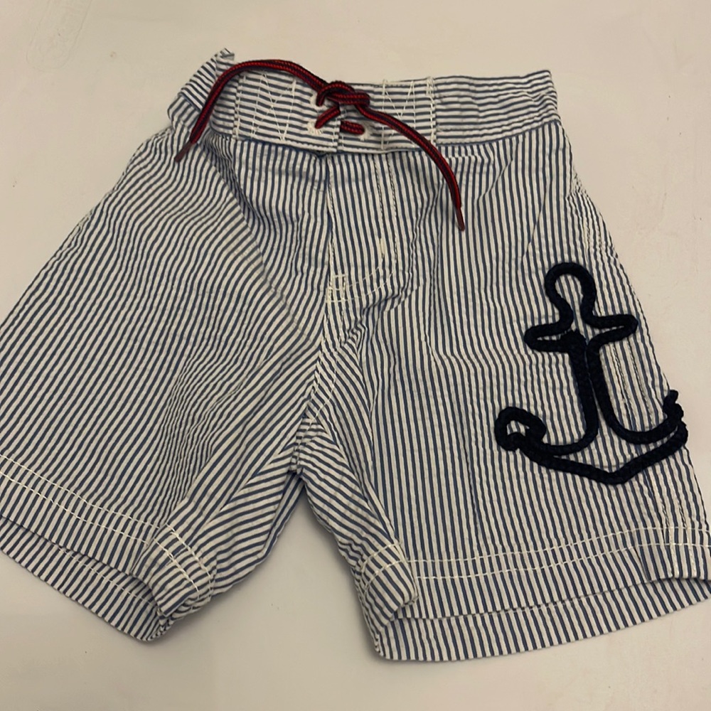 Janie and Jack Anchor Bathing Suit Boys